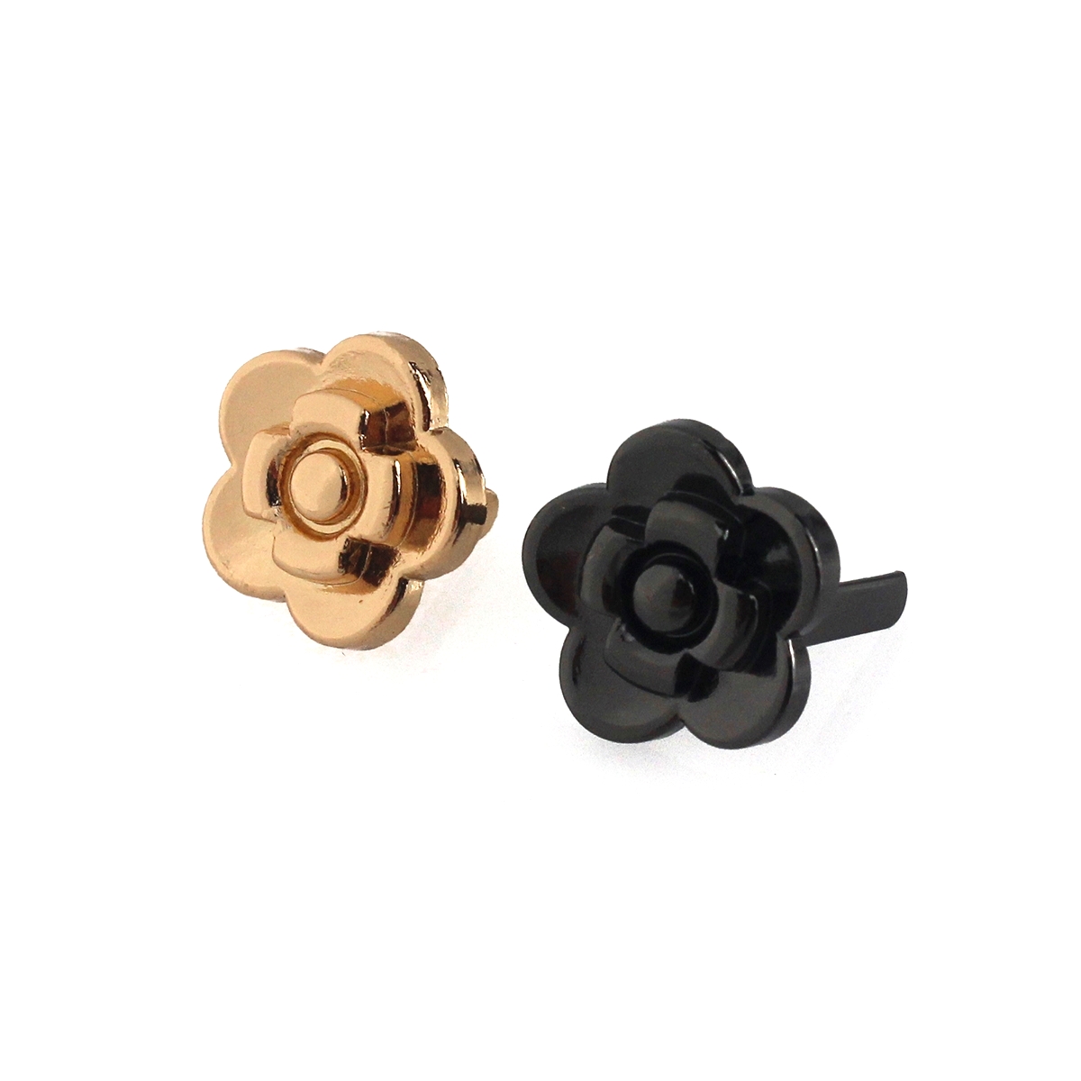Leatherwork Flowers - 2 stücke Metall Rose Blume Form