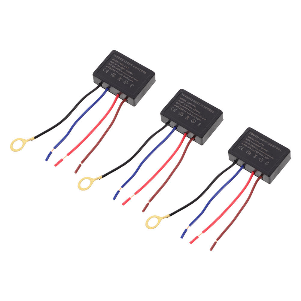 Leatherworking Leveling - 3 Stück berührungsempfindlicher Lampendimmer, Dimmmodul mit