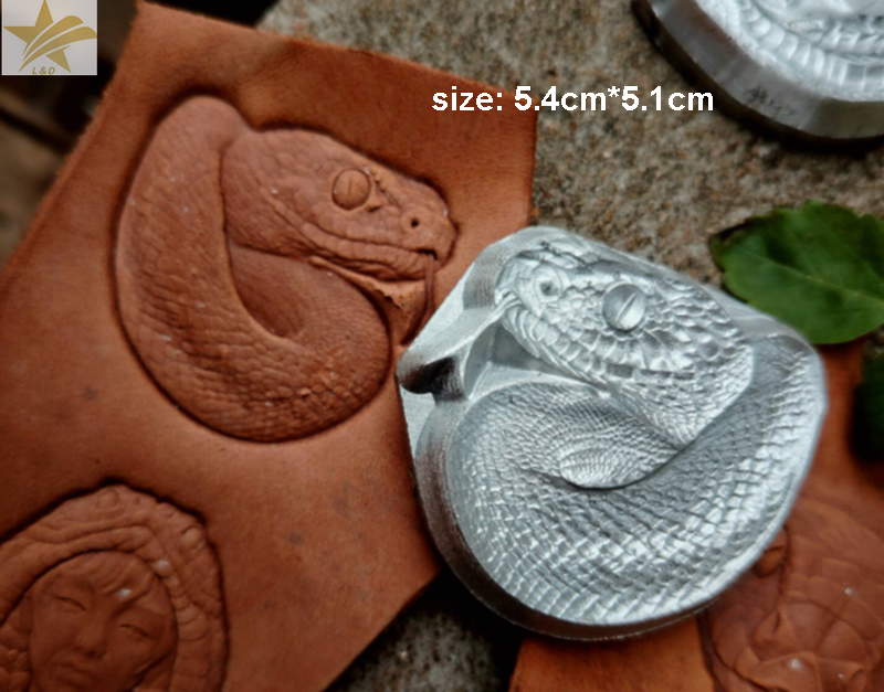 Leatherwork Flowers - Schlangenmuster Maidush Handgefertigte Einzigartige Leder-Schnitzform DIY
