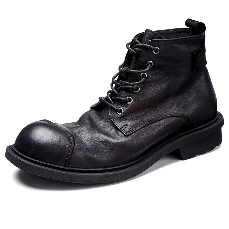 Vintage Leatherwork - Vintage Business Herren Stiefel Luxus Echtes