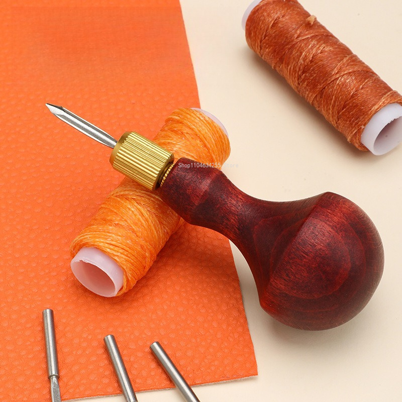 Rhombischer Redwood-Griff mit  – Leatherwork Tool Kit Bewertung und Preis