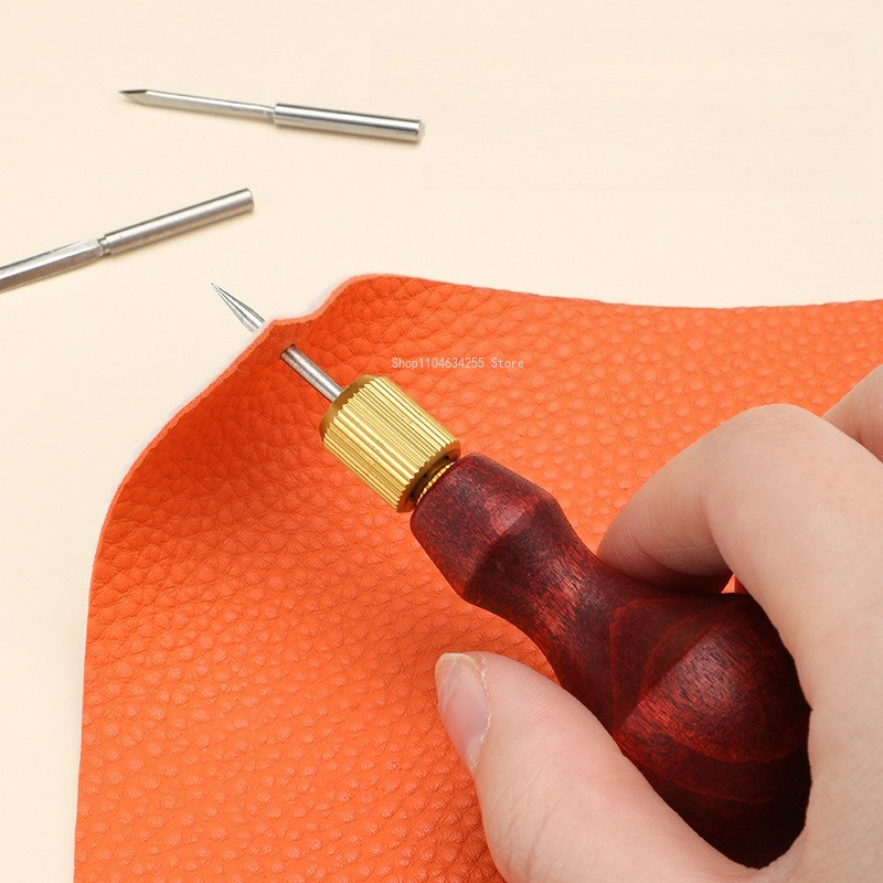 Rhombischer Redwood-Griff mit  – Leatherwork Tool Kit Bewertung und Preis