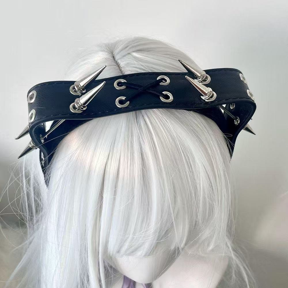 Punk Harajuku Nieten-Stirnband – Leatherwork Rings Bewertung und Preis