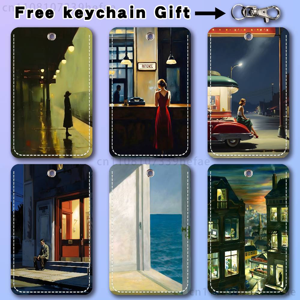 E-edward H-hopper Kartenhalter – Leather Work In Art Bewertung und Preis