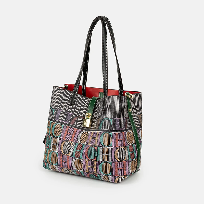 CH Art Farbbedruckte Handtasch – Leather Work In Art Bewertung und Preis