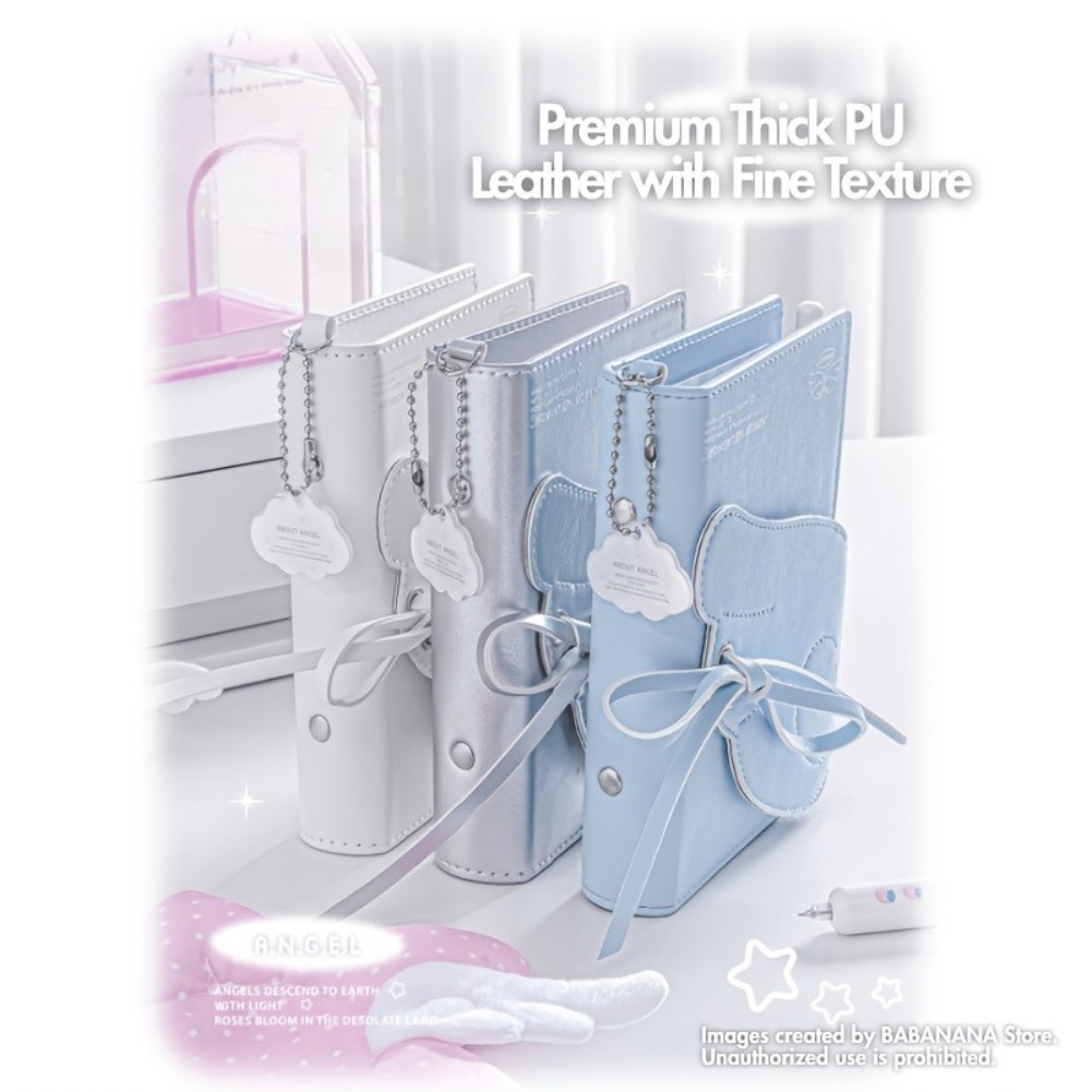 Kawaii Engelsflügel Notizbuch  – Leatherwork Books Bewertung und Preis