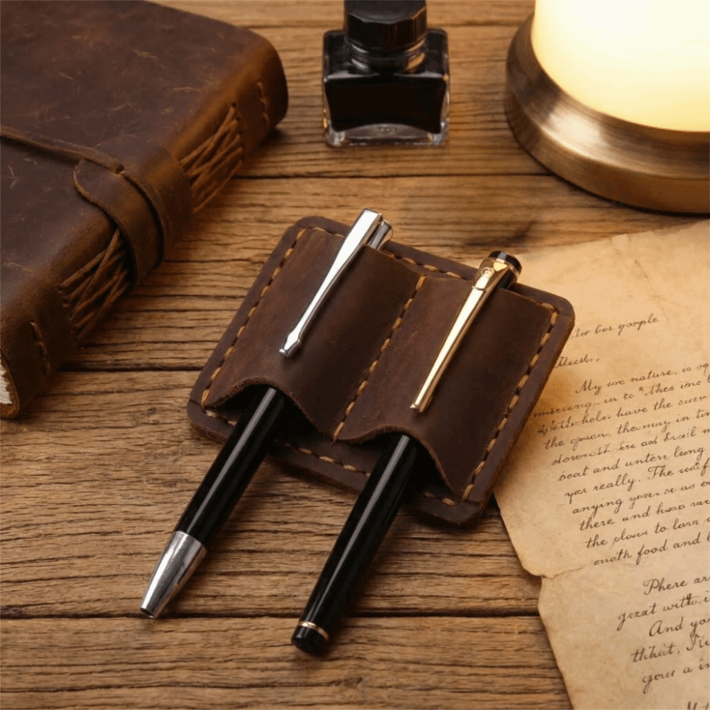 Doppelter Vintage-Leder-Stifth – Leatherwork Books Bewertung und Preis