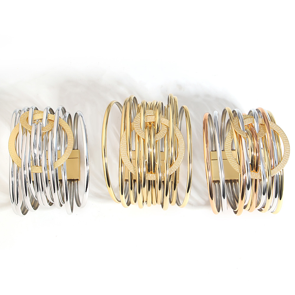ALLYES Mode Doppel Kreis Metal – Leatherwork Rings Bewertung und Preis