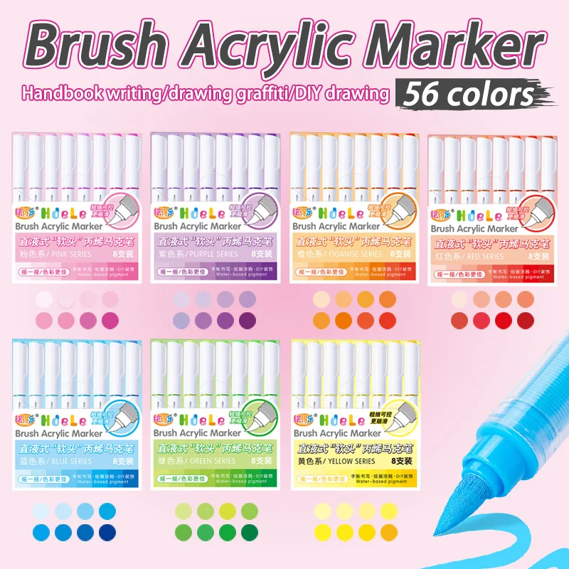 Hdele 8~120 Farben Acryl-Marke – Copic Marker Sketch Bewertung und Preis