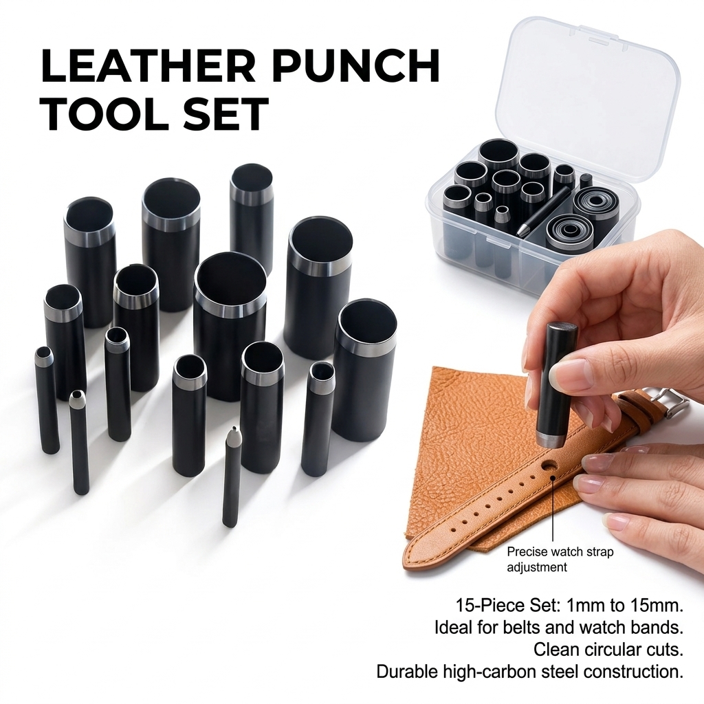Rundlochstanzer Professionelle – Leatherwork Tool Kit Bewertung und Preis