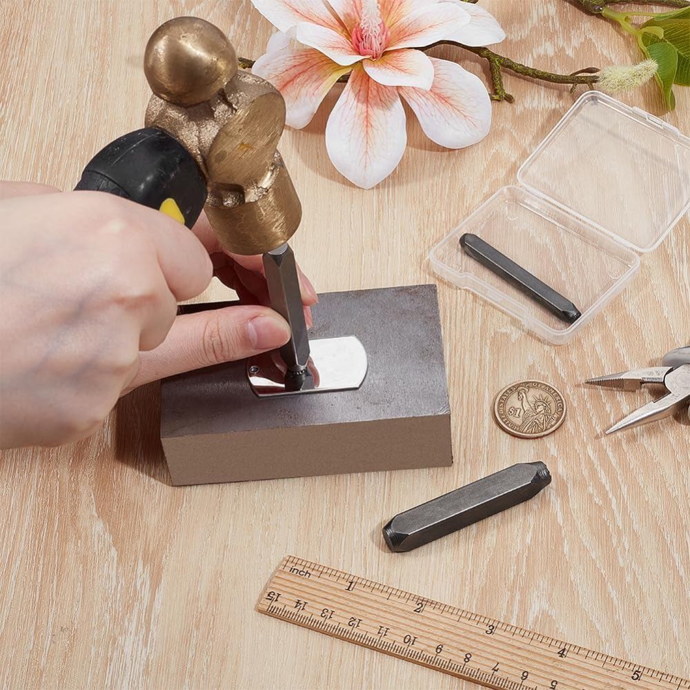 3-teiliges Metall-Stempelset m – Leather Work In Art Bewertung und Preis
