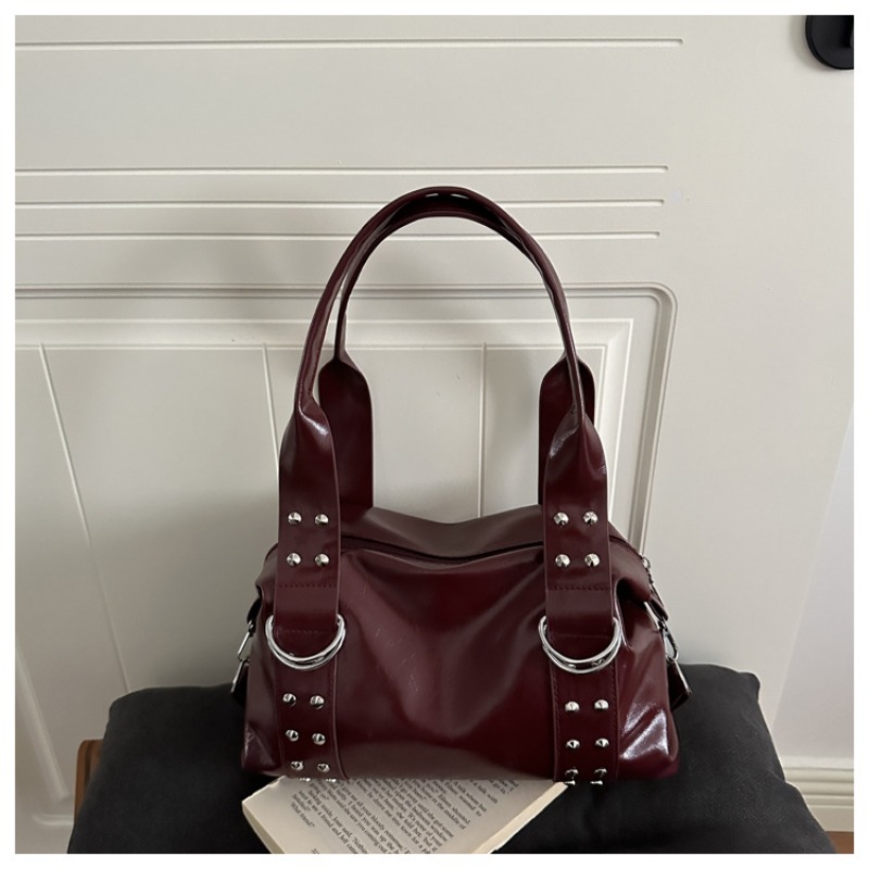 Damen-Schultertasche aus PU-Le – Leatherwork Rings Bewertung und Preis